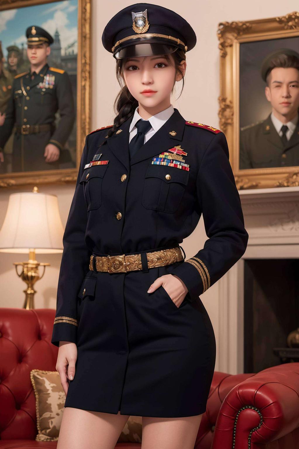 来看看这款极简风壁纸！简洁线条勾勒出雄兵连琪琳的轮廓完美适配平板