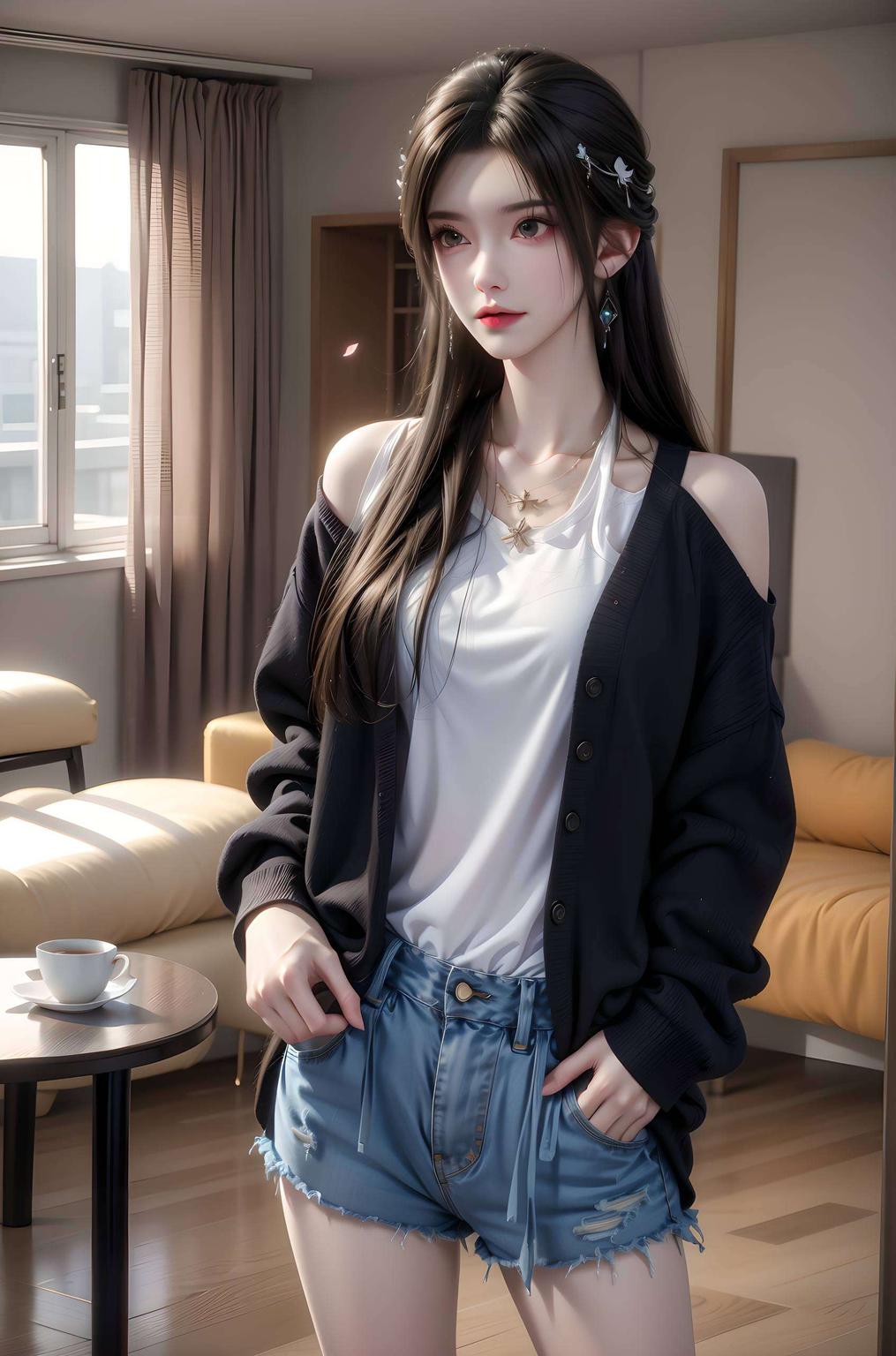 清漪的英姿绝对能让你的桌面瞬间焕发神威！看这细腻的画面