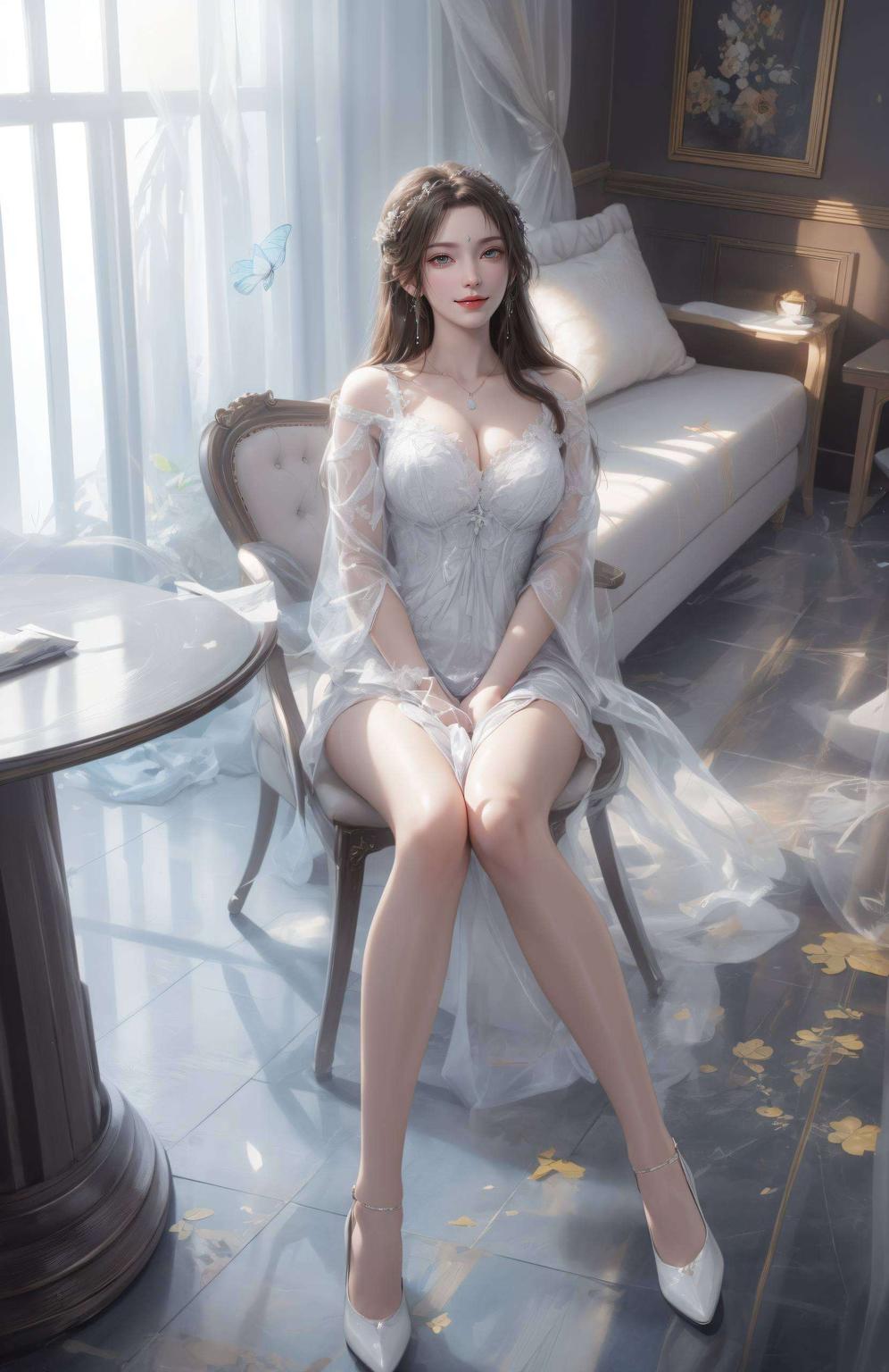 美得就像是从动漫中走出来的一样“大家好