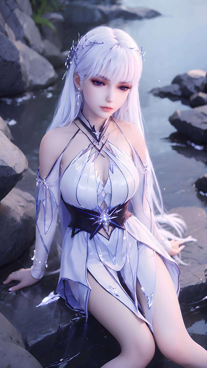 简直是桌面装饰的绝佳选择看这身飘逸的裙装