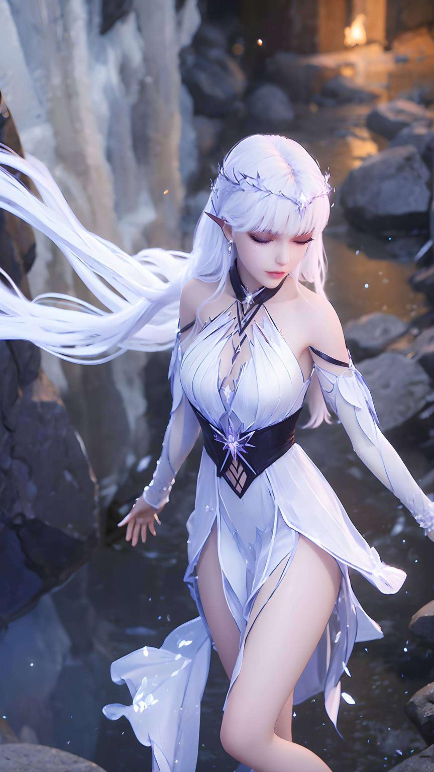 圣采儿新皮肤壁纸高清细腻