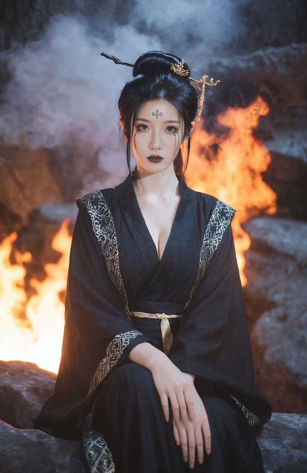 酷炫壁纸来袭！高清真人演绎黑神话悟空四妹