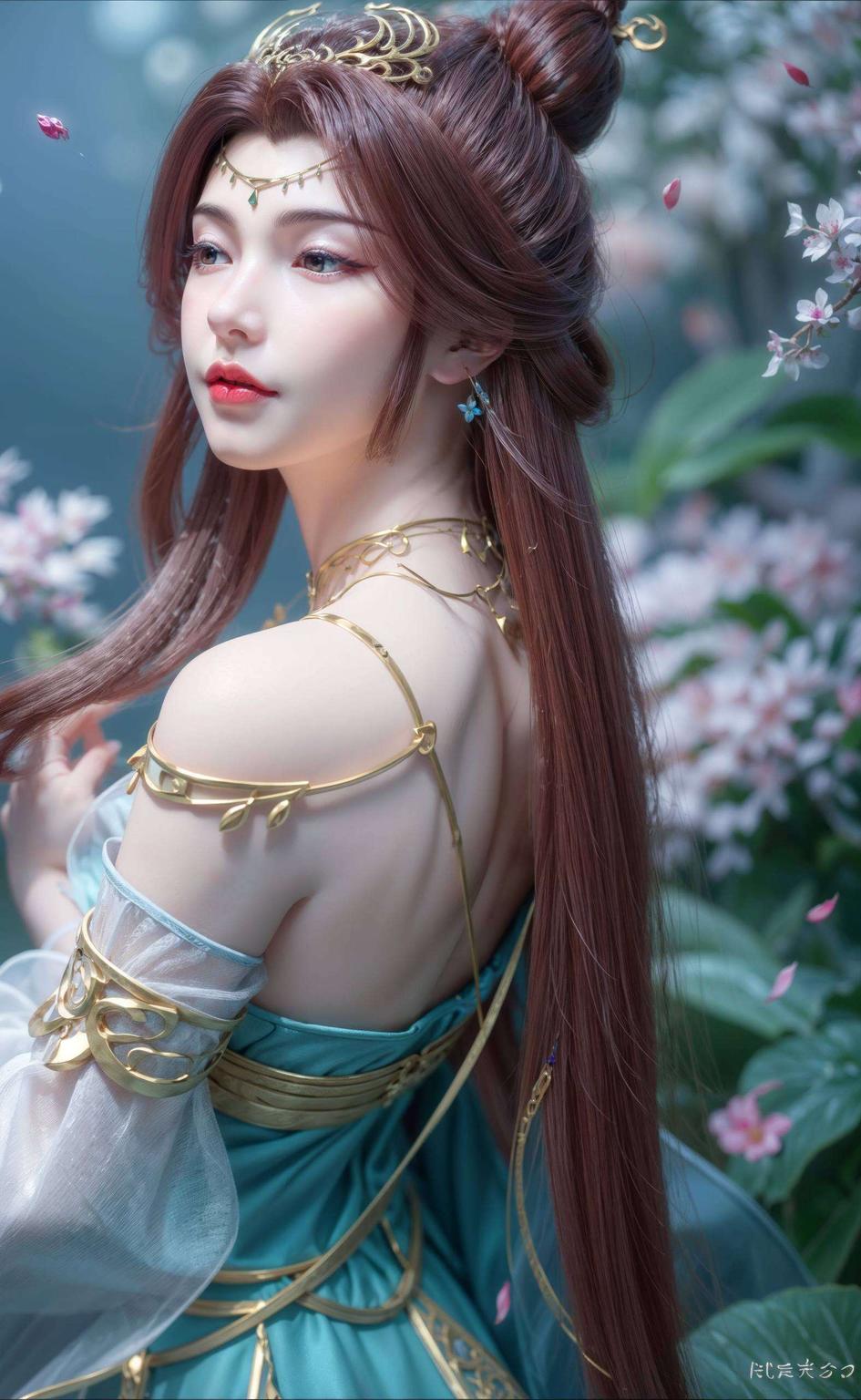 古典的服饰看这细腻的笔触