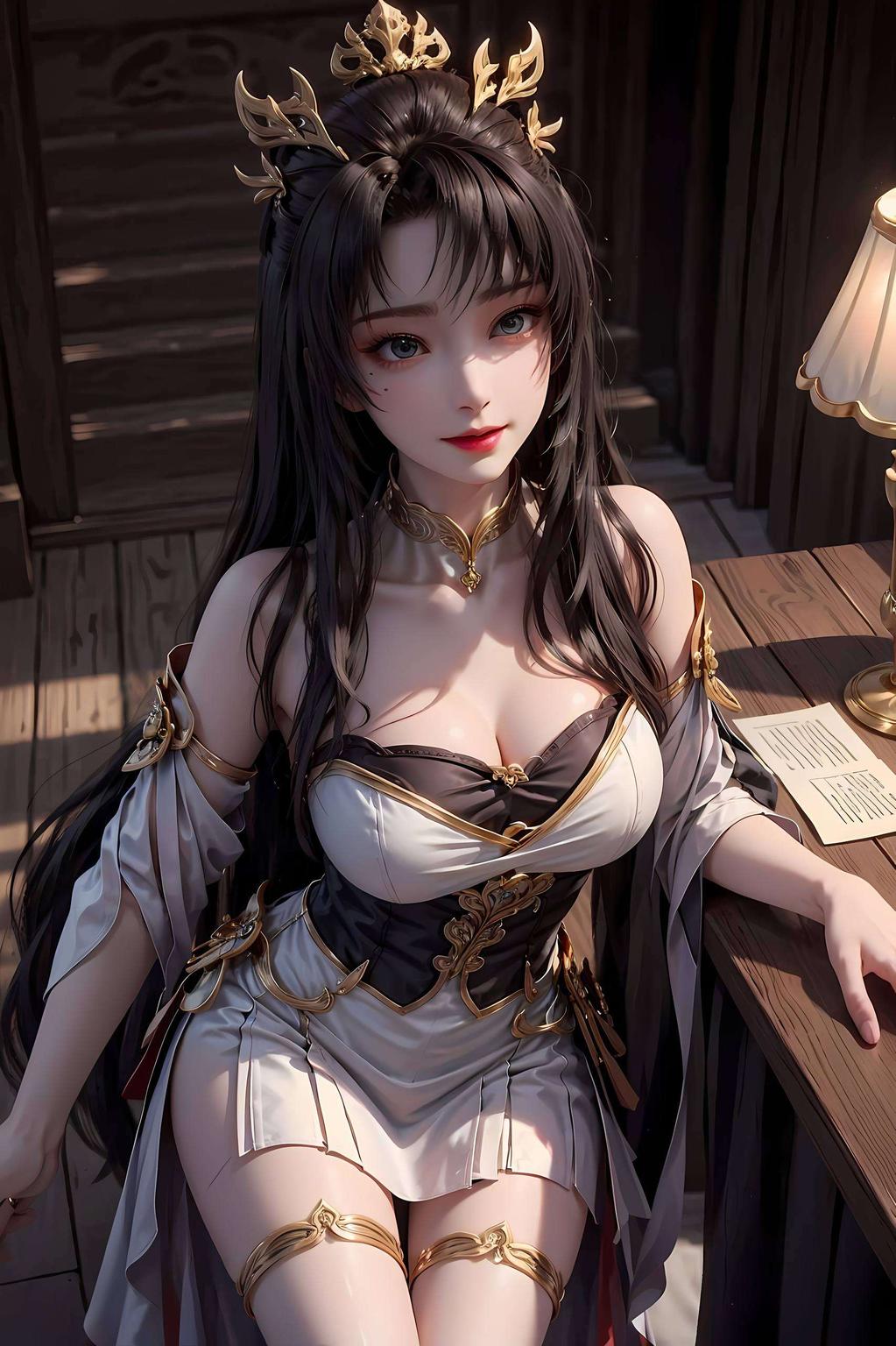 仿佛从动漫中走出