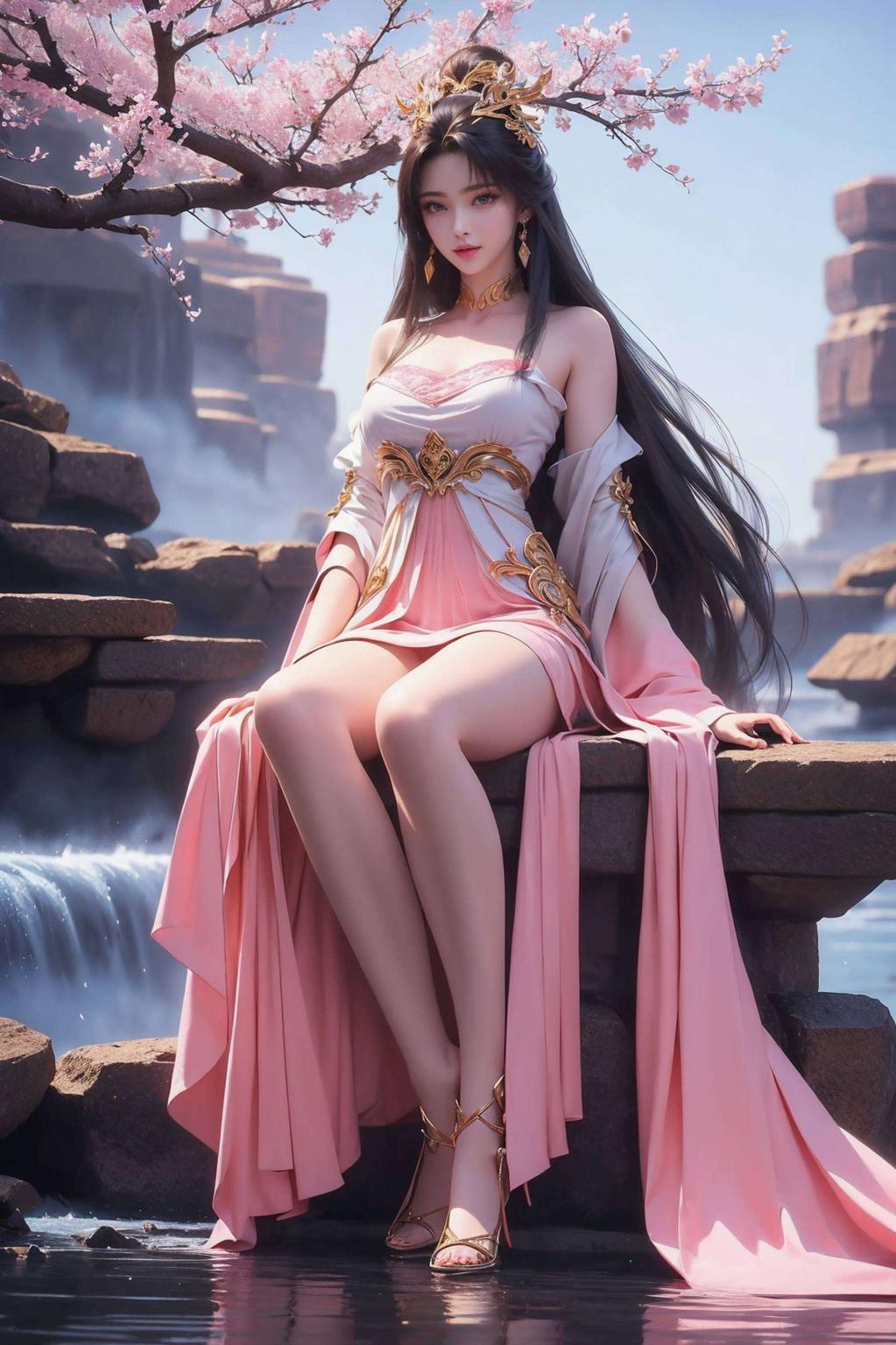 天狐仙子侧颜杀！4K超清壁纸仙气逼人