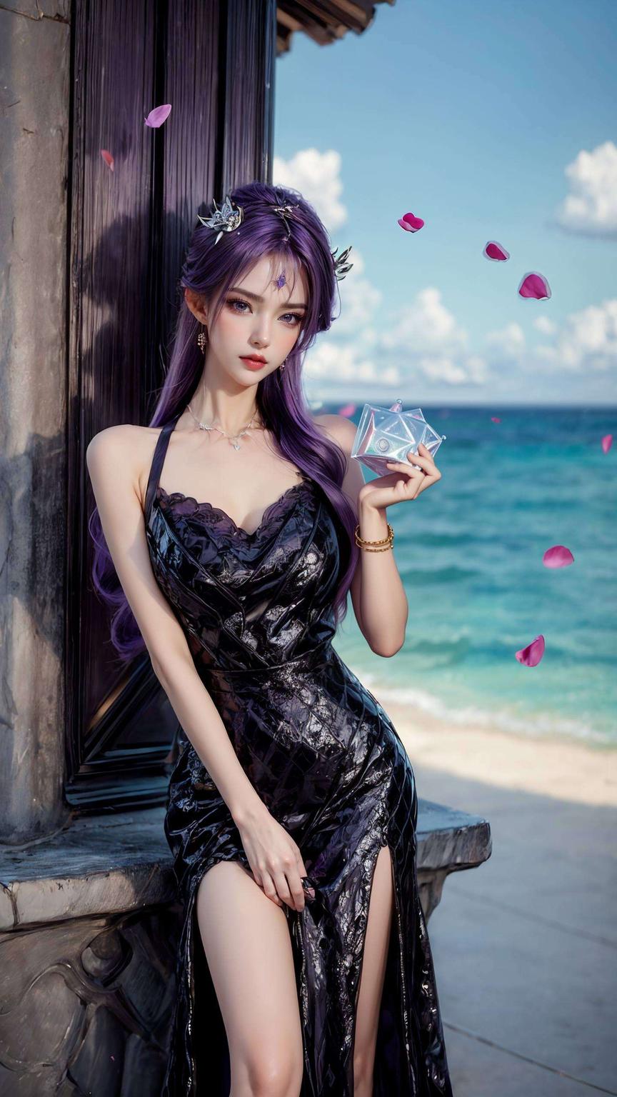 尽显独特风采星空之女