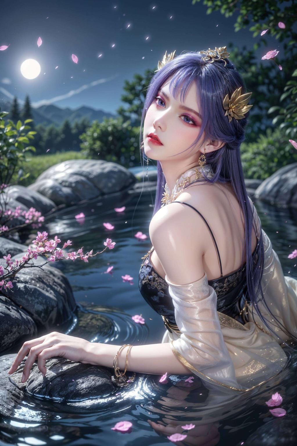 平板桌面瞬间焕新带你领略二次元的美妙世界！蓝色星辰点缀