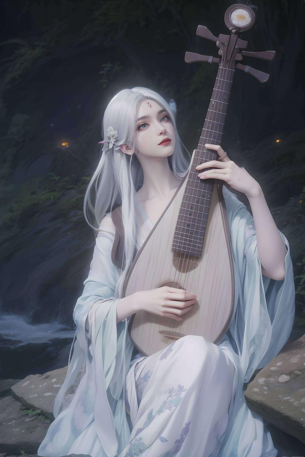 可爱头像点亮桌面风景小白仙萌动心弦