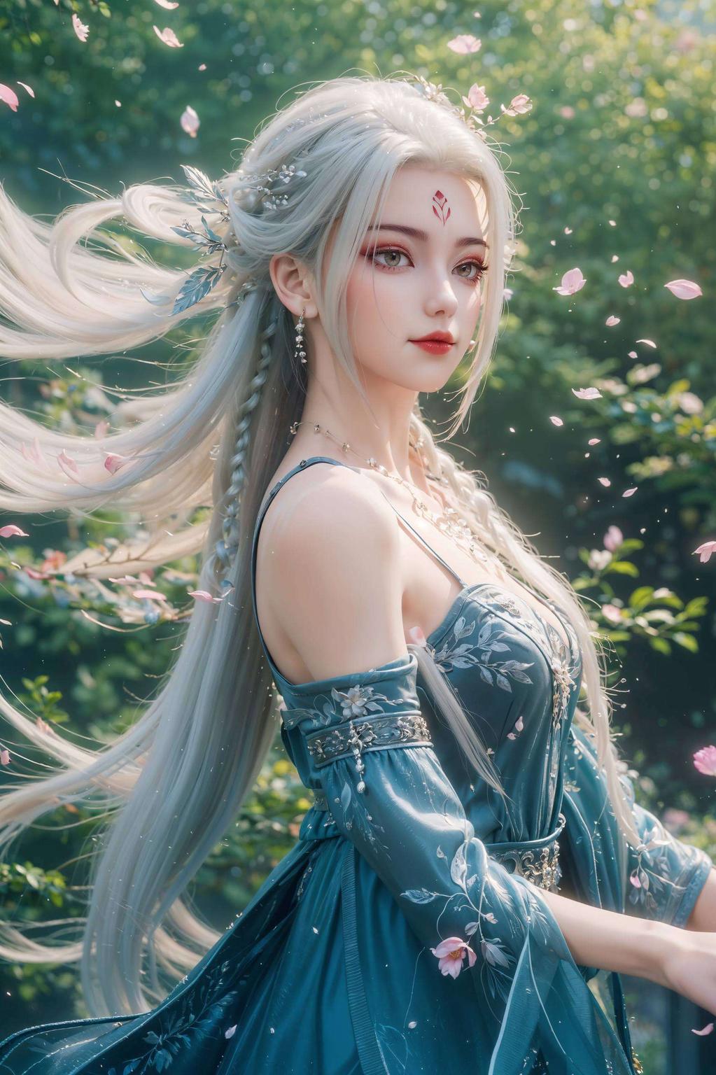 全身超清AI素材灵动眼神