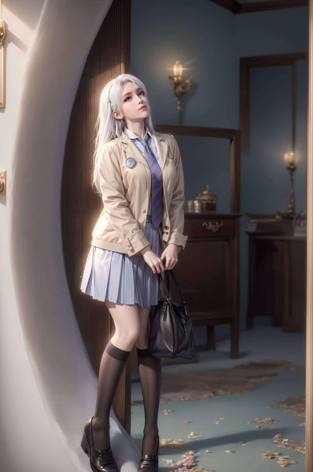 免费分享！细腻笔触描绘小医仙AI壁纸来啦！全屏高清