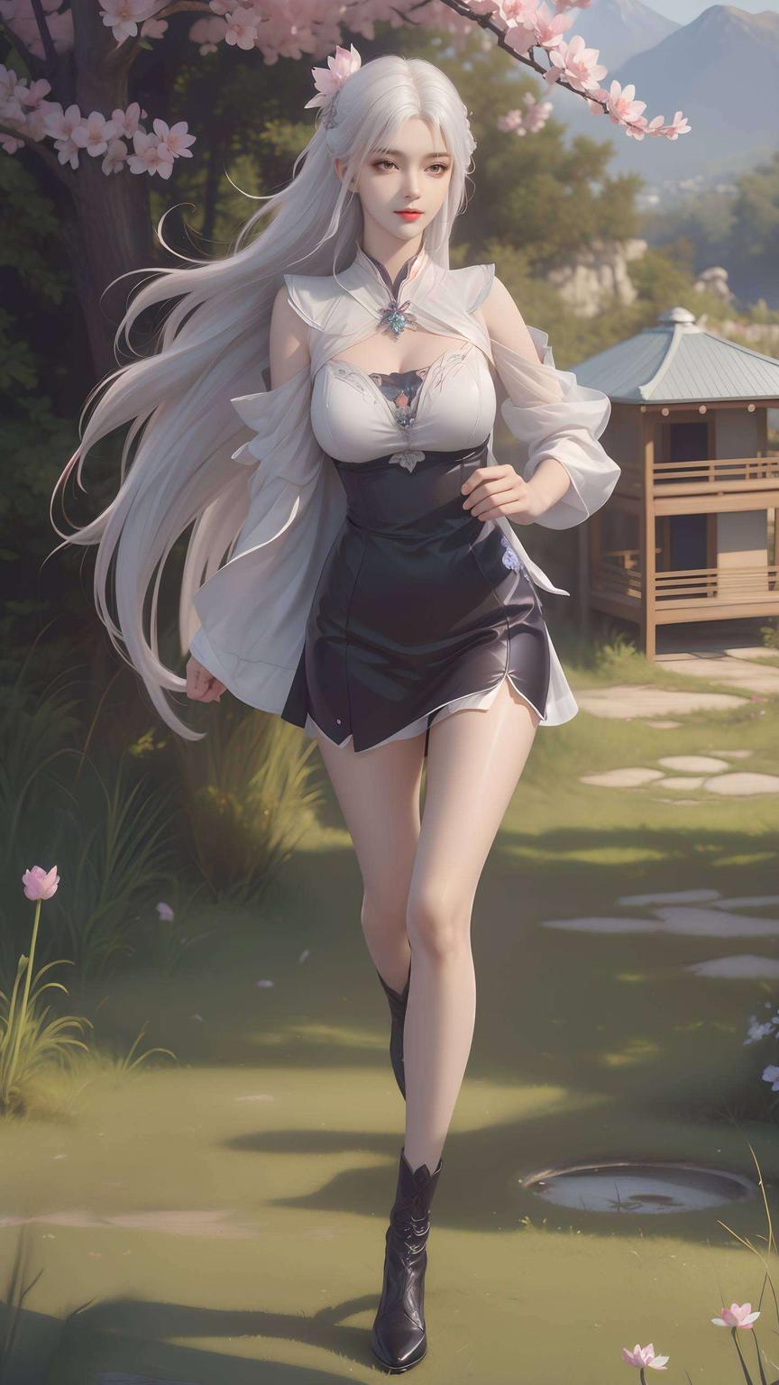 神秘面纱下的绝美医仙点亮手机屏幕