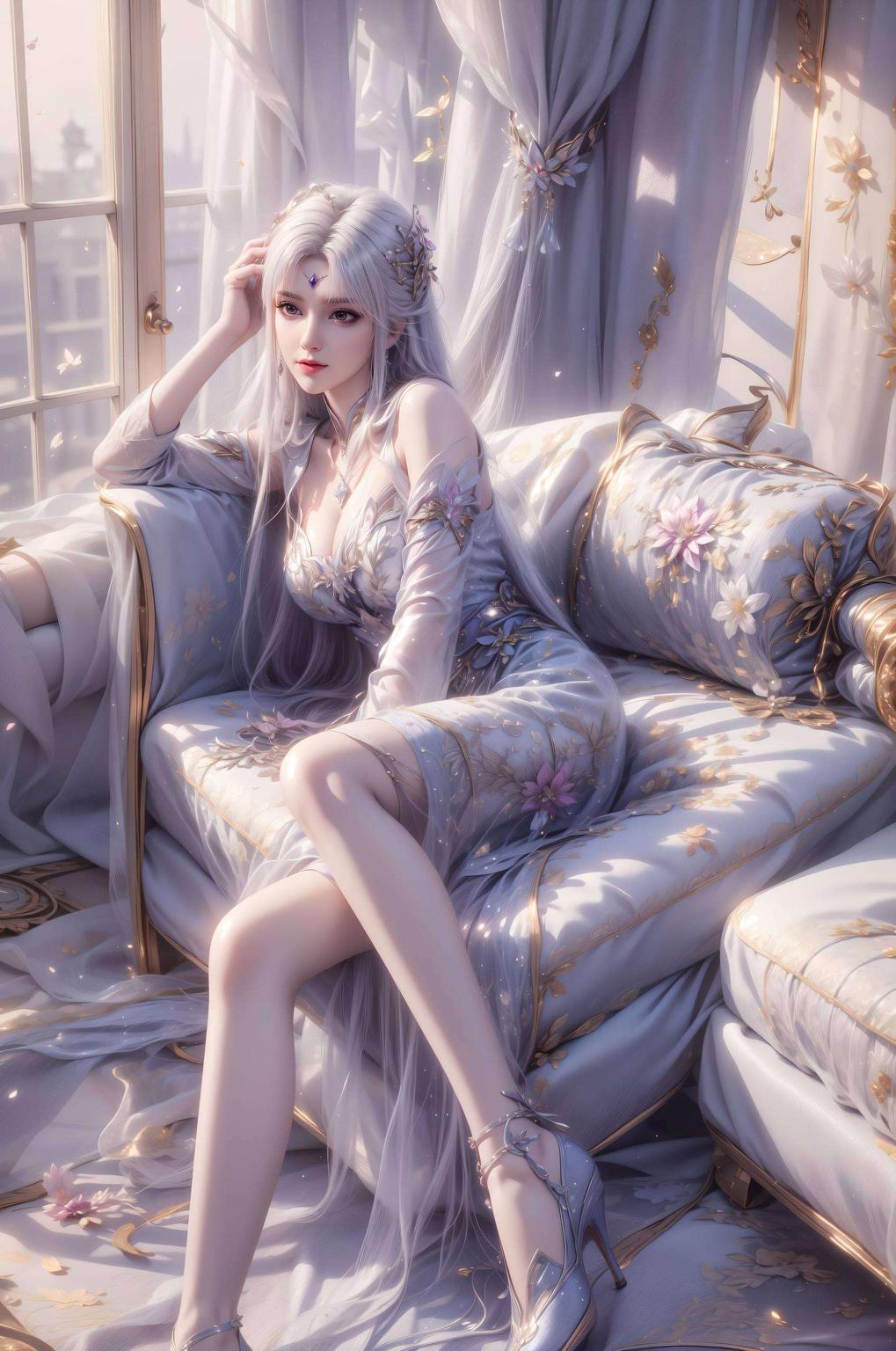 小医仙赤脚轻盈电脑桌面唯美升级