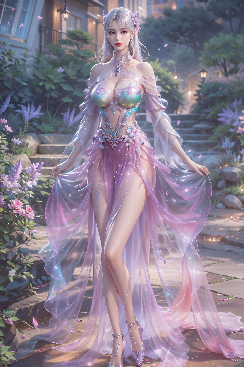 极简风壁纸尽显唯美浪漫萧炎与小医仙深情对视