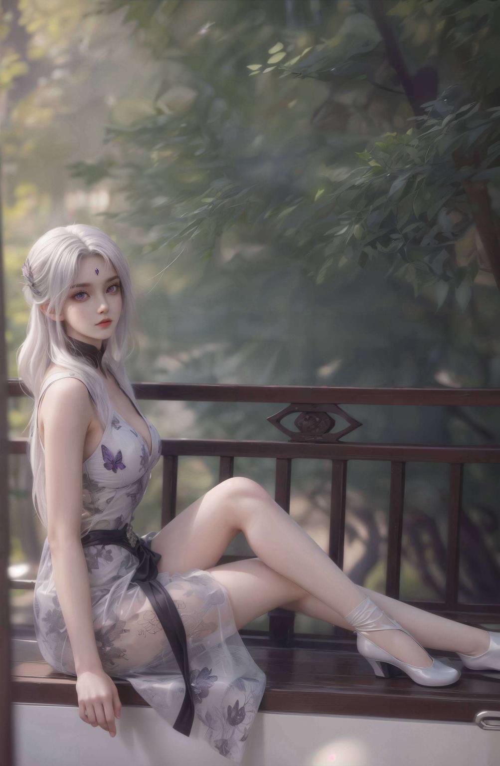 美到心坎里！黑衣飘逸