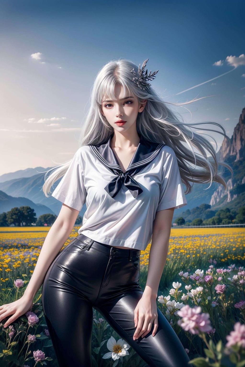 高清壁纸美女小医仙清新脱俗