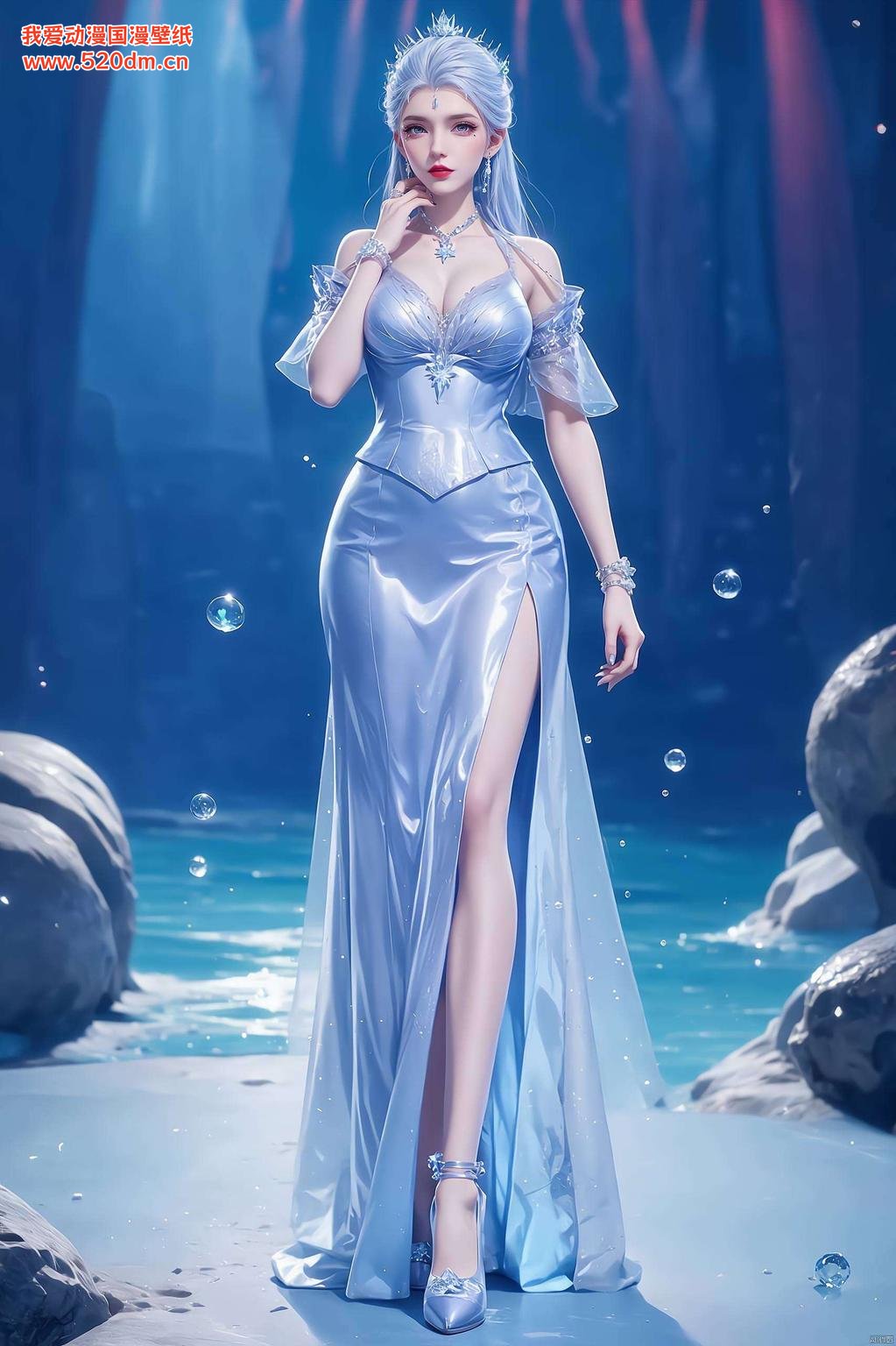 绝世唐门雪女竖屏壁纸