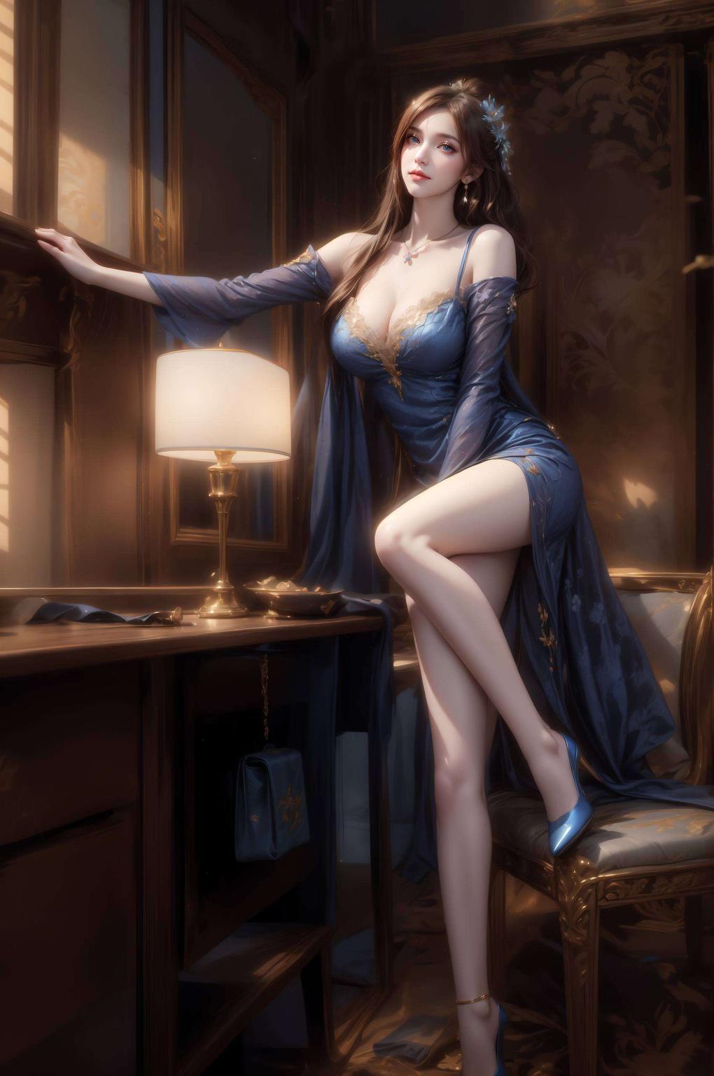 清新的画风可爱的徐欣