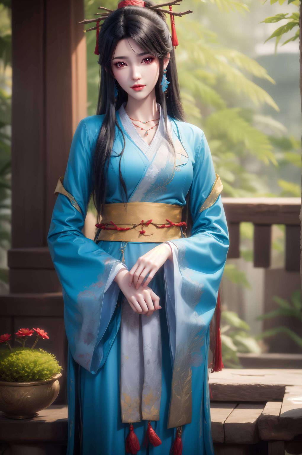 夭夭与元尊共饮画面温馨浪漫