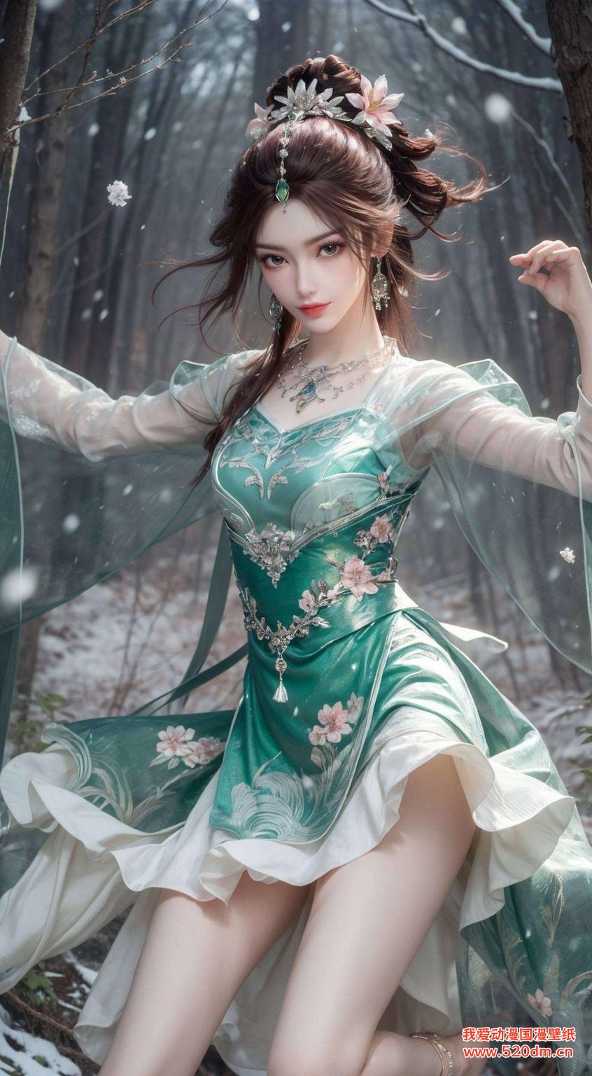 清新脱俗今天给大家带来一款超美的4K女生壁纸——叶倾仙！这款壁纸细腻高清