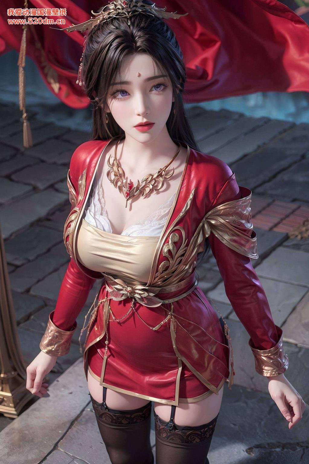 今天给大家带来这款超精致完美像素的PC漫画壁纸！看这完美世界中的月婵同人