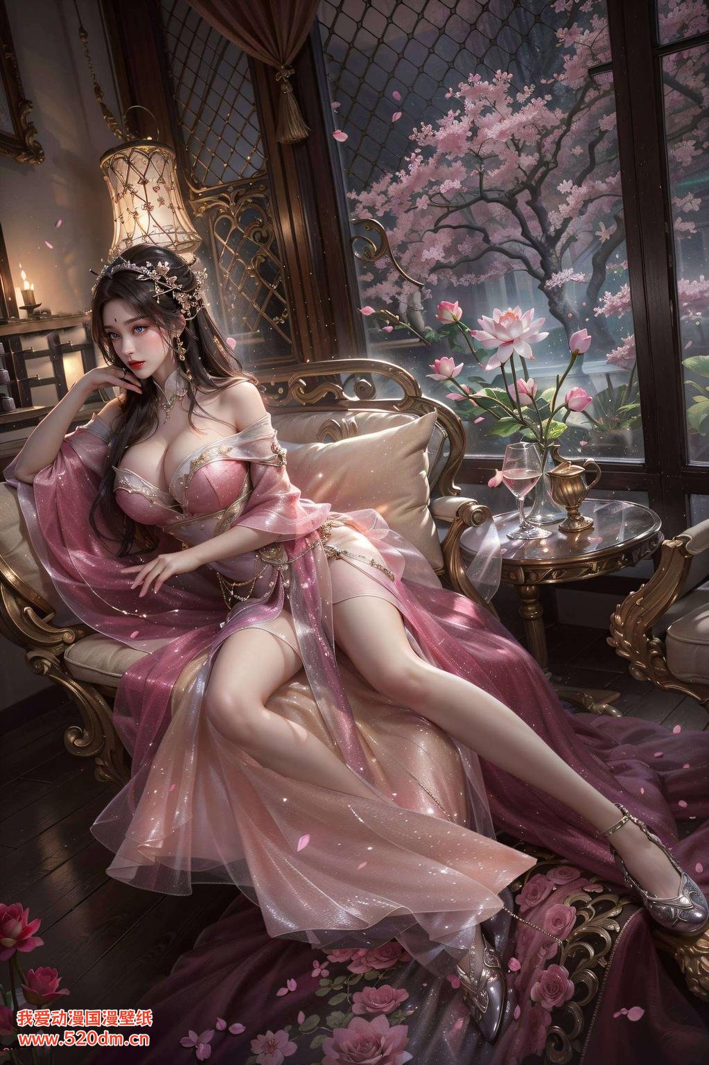 银辉洒满夜空月婵如洗