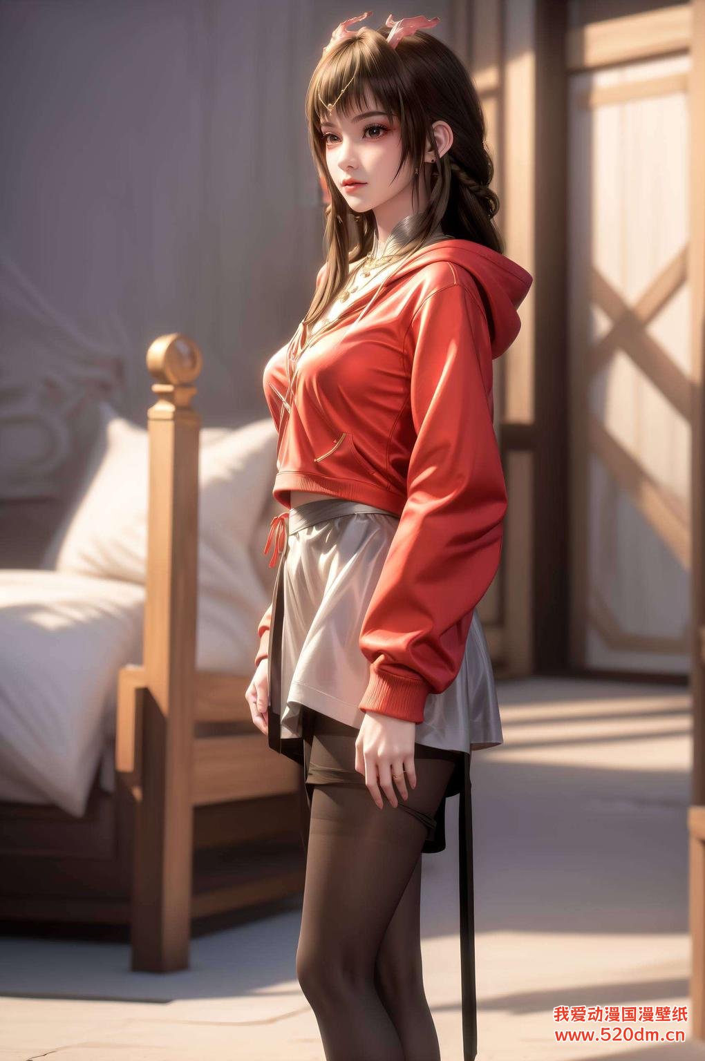 带你穿越次元这组特制苹果漫画壁纸