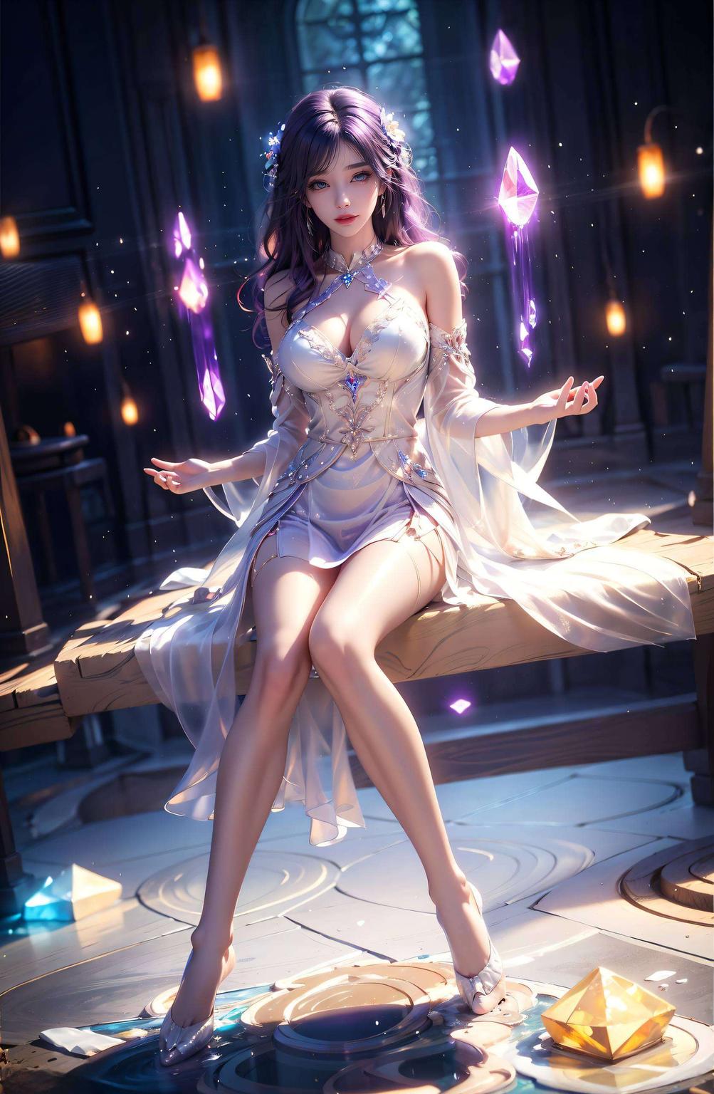 这款特别护眼壁纸仿佛置身云端