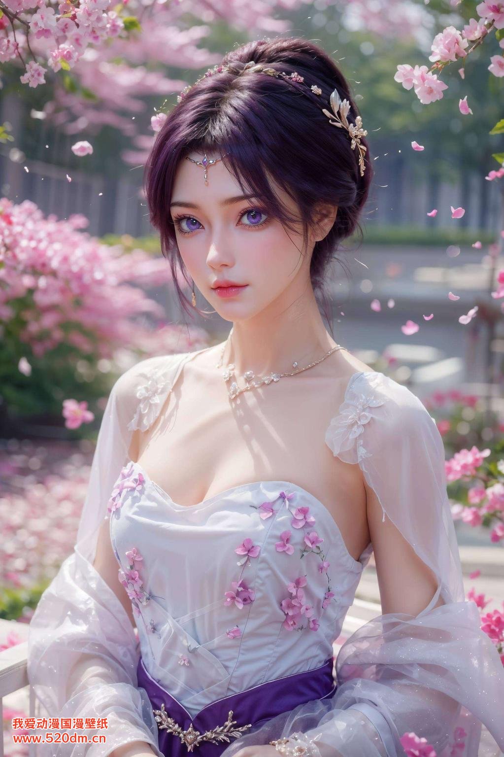 让你的平板瞬间焕发新生！画面中的奇幻景致仿佛带你穿越至一个梦幻世界