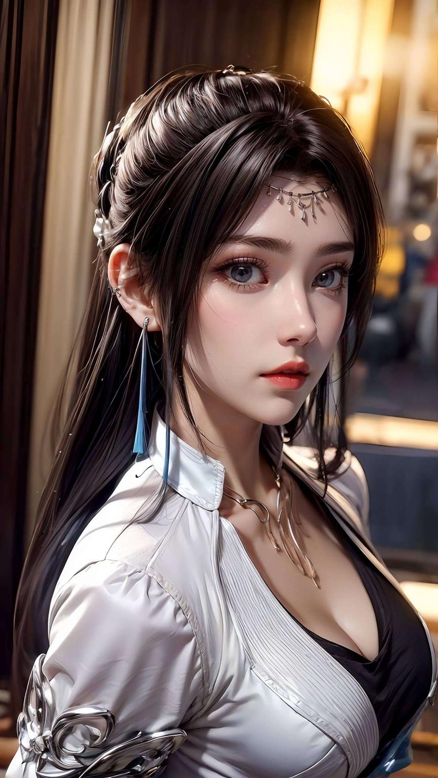 山洞深情对望萧炎与云韵