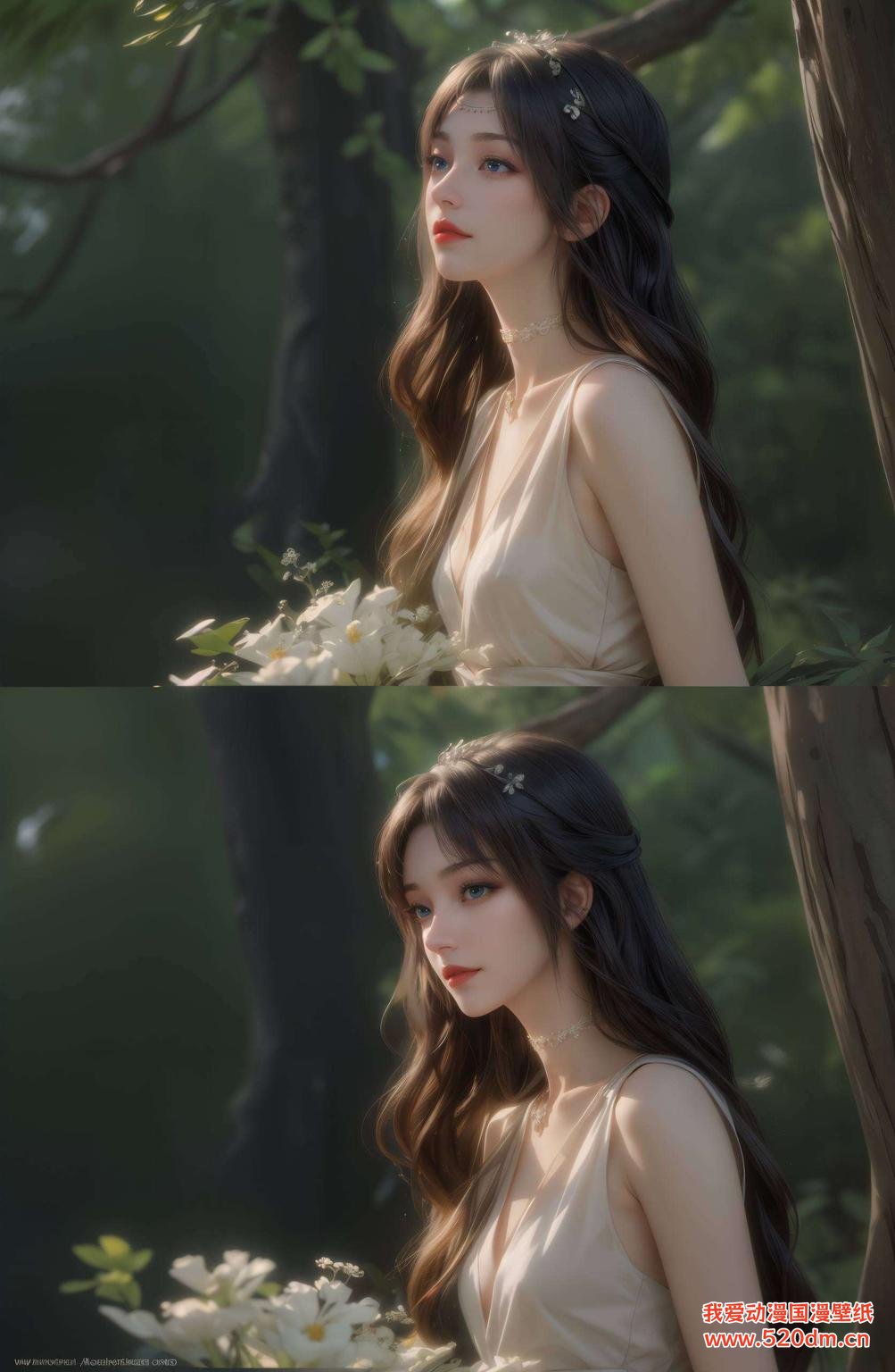 这款壁纸苹果粉色浪漫