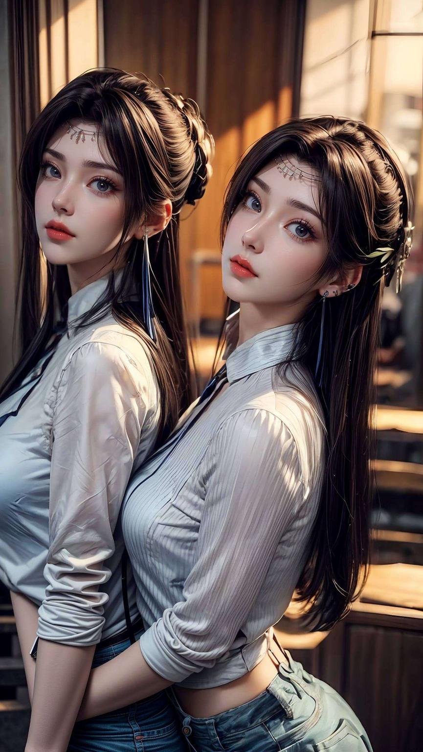 云韵裸妆壁纸细腻妆容