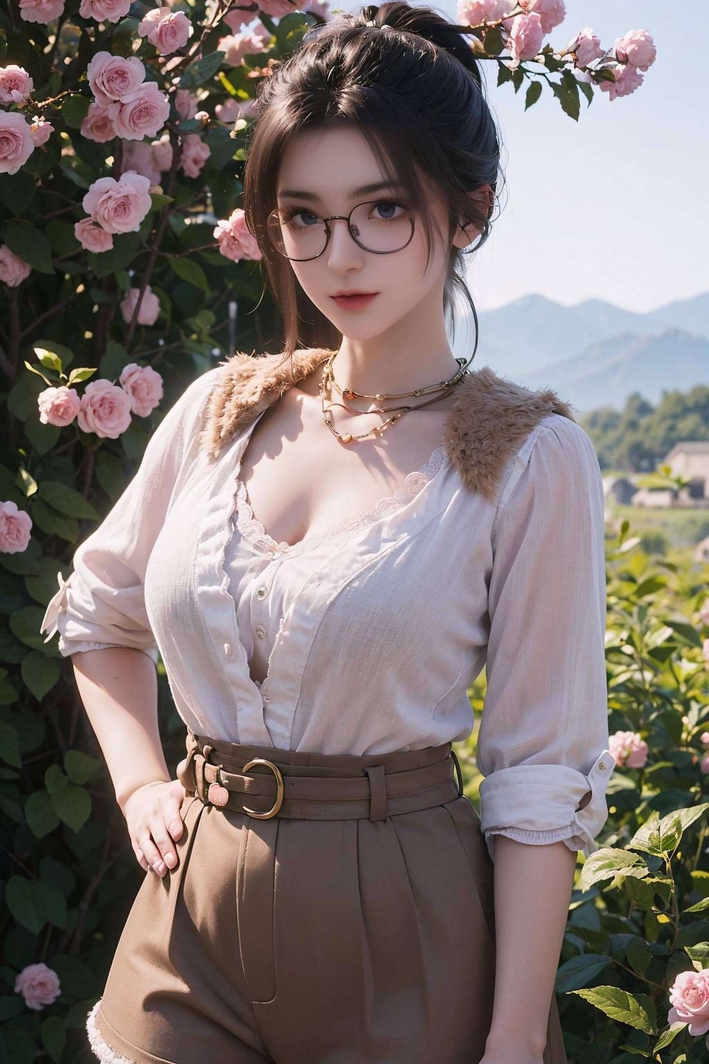 周小环的大长腿灵动生动