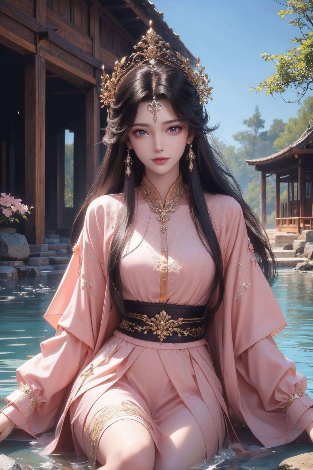 独特气质AI国漫女神周紫虹