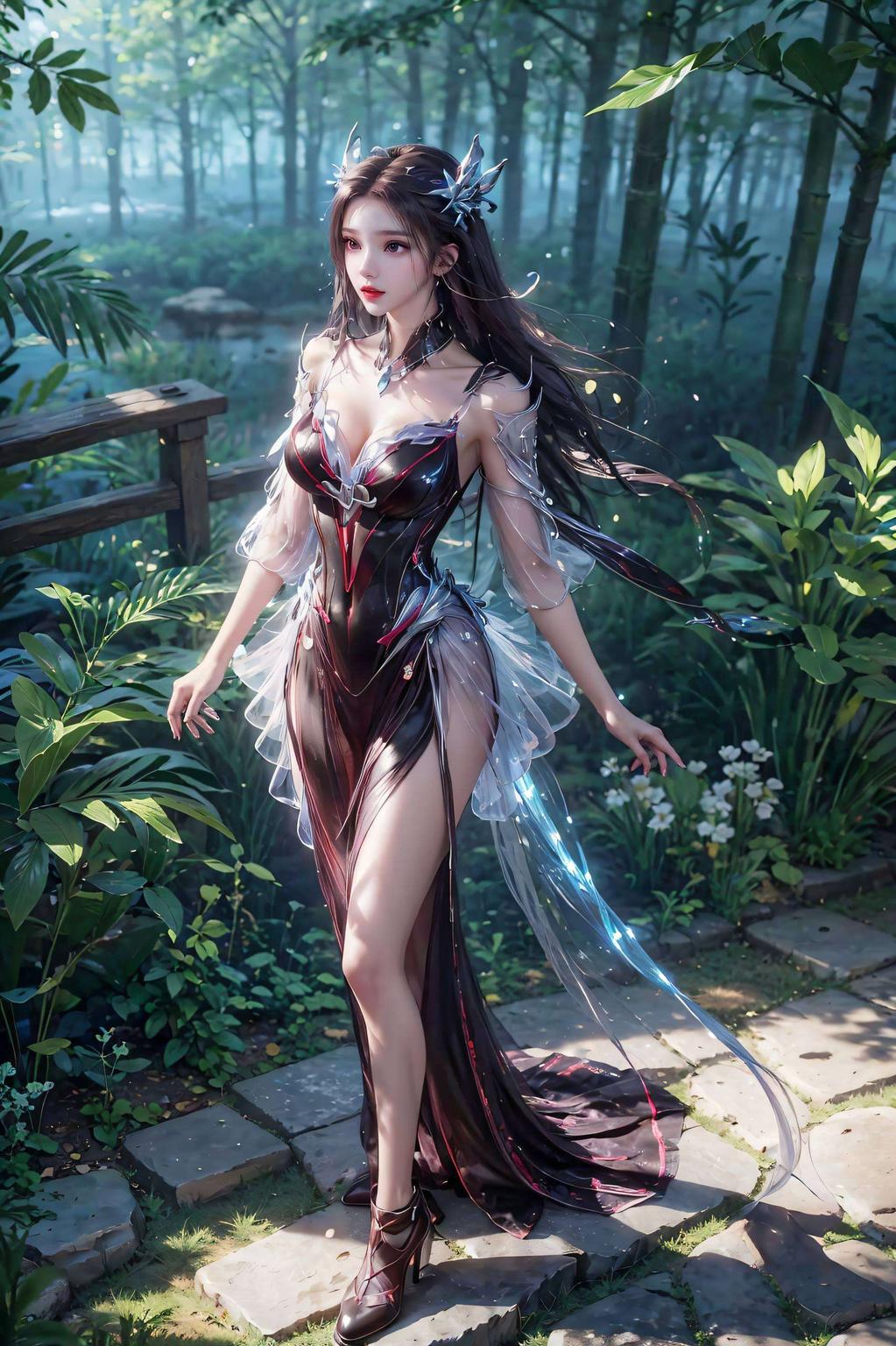 国漫美女朱竹清壁纸清新脱俗