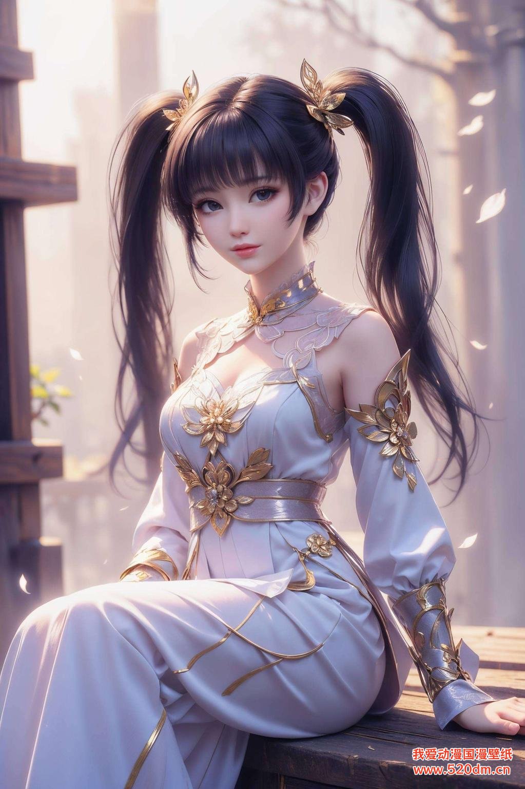 动漫迷们！今天给大家带来超美的iPhone锁屏壁纸——AI壁纸紫妍！看这画面让手机也跟上你的动漫步伐！